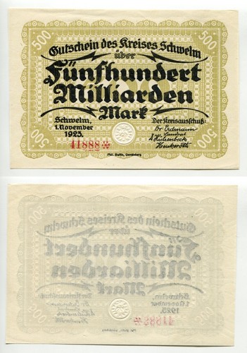 500 milliarden mark - 500, kreis
