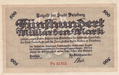 Duisburg stadt 500 - -,
