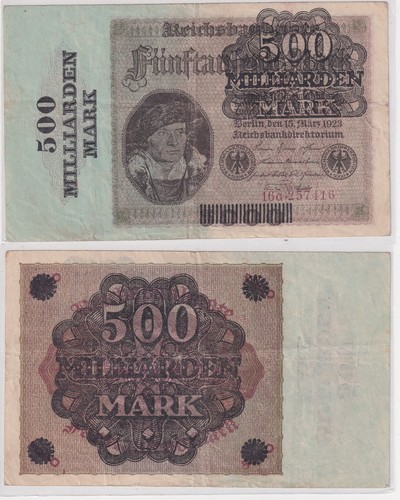 500 milliarden mark banknote - milliarden,
