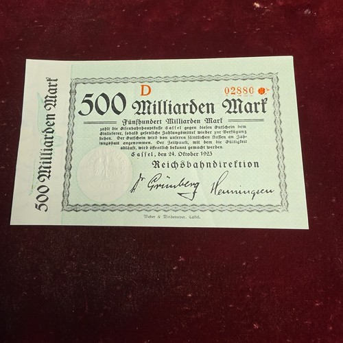 Alter geldschein 1923 - geldschein,