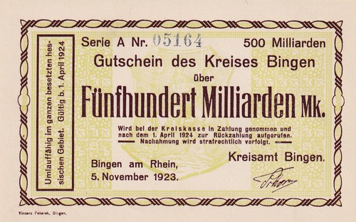 Bingen kreis 500 - kreis,