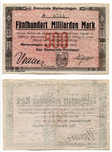 500 milliarden mark gemeinde - 500,