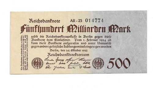 500 milliarden mark - 500,