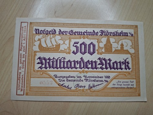 Notgeld 500 milliarden - notgeld,