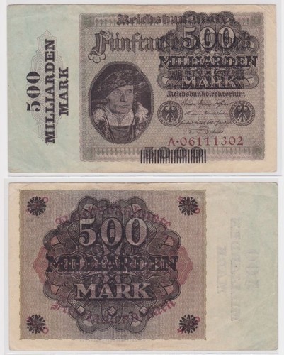 500 milliarden mark banknote - 500,