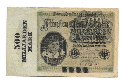 500 milliarden mark 121b - 500,
