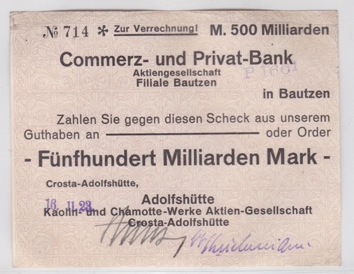 500 milliarden mark banknote - mark,