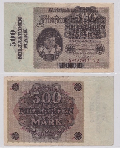 500 milliarden mark banknote - milliarden,