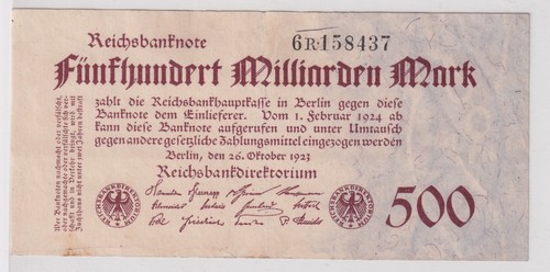 500 milliarden mark inflation - 500,
