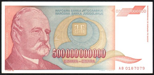 500 milliarden dinara 1993 - milliarden,
