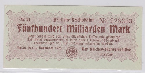 500 milliarden mark banknote - milliarden,