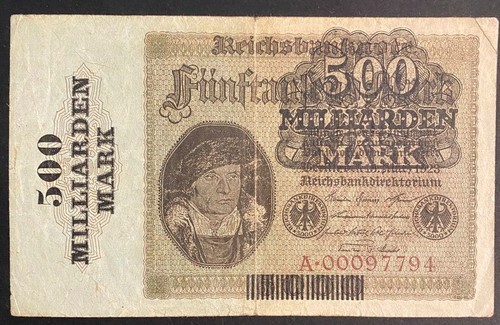500 milliarden mark - 500, 1923