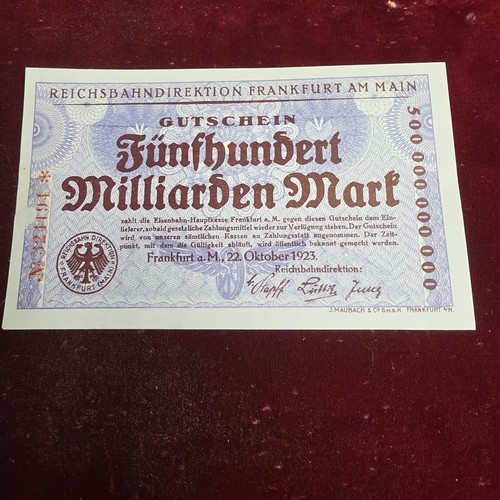 Alter geldschein 1923 - geldschein,