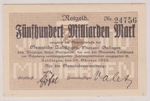 500 milliarden mark banknote - milliarden,