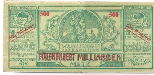 500 milliarden mark - 500,
