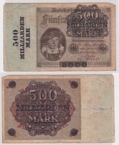 500 milliarden mark banknote - milliarden,
